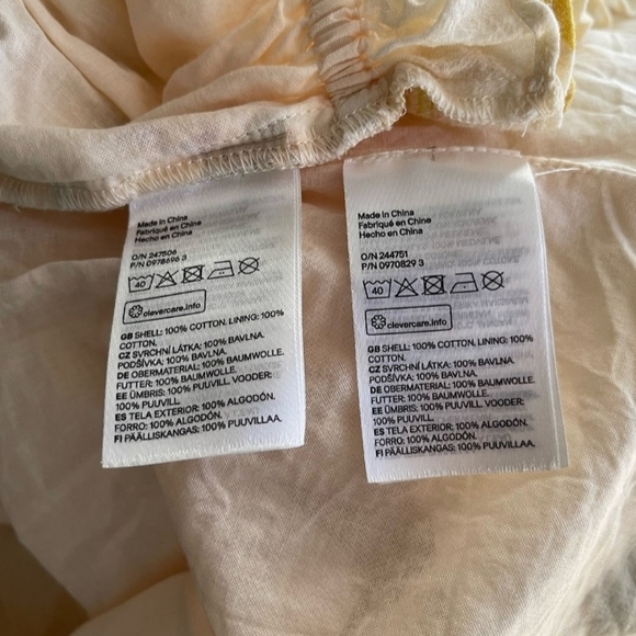 H&M Wildflower Collection Crop Top and Skirt Set sz L - Picture 12 of 13